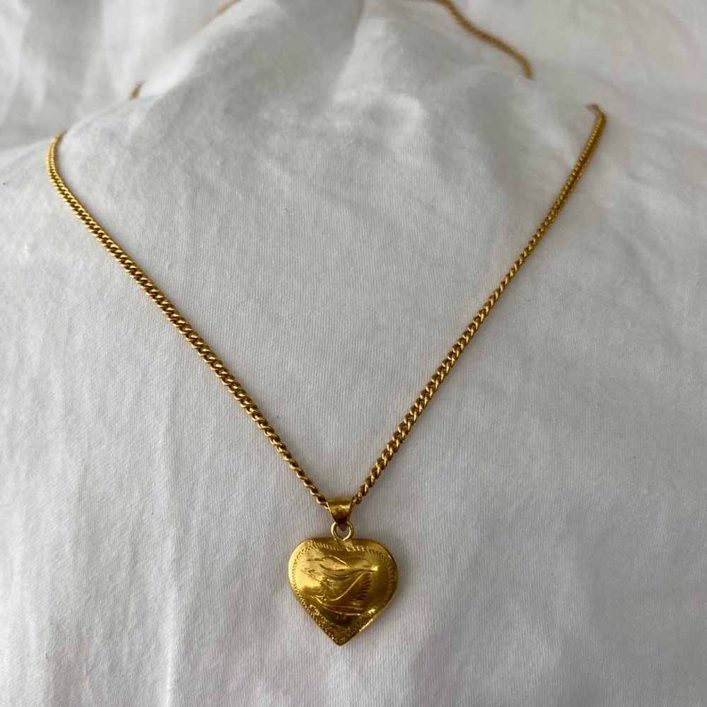 18k gold vintage necklace